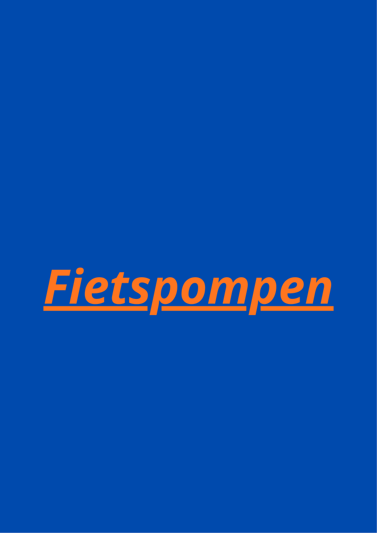 Fietspompen