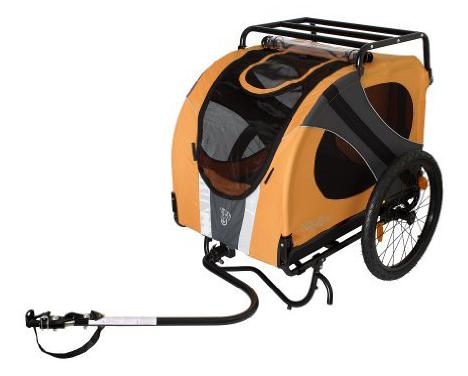 Kar Doggyride novel10 oranje/grijs