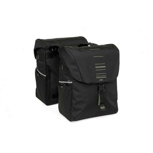 New Looxs dubbele tas Vigo 40l polyester zwart/groen