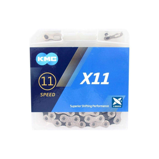 Ketting - KMC X11 zilver-zwart