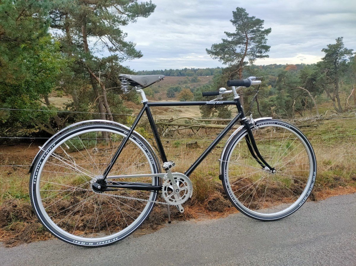 Johnny Loco Touring Cruisser Charlie Heren Zwart 57cm