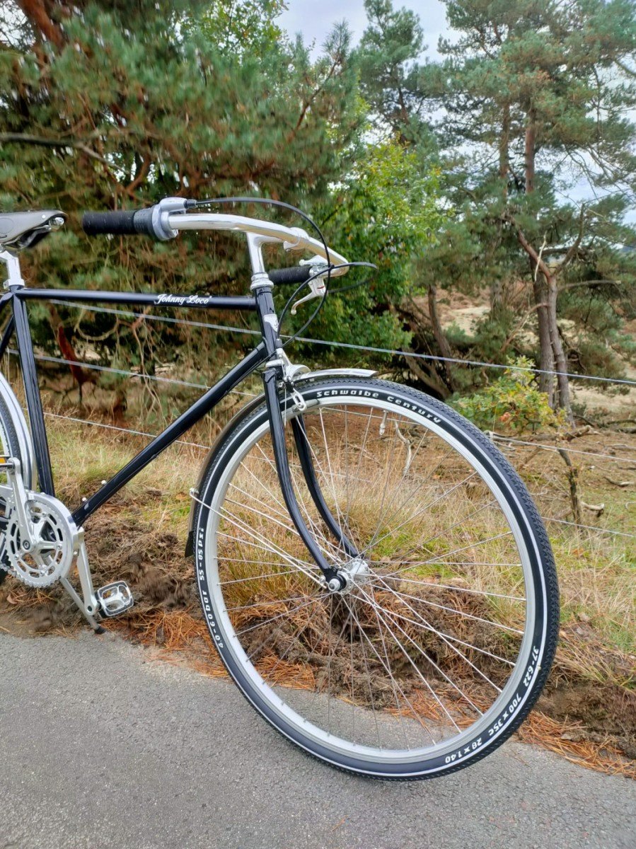 Johnny Loco Touring Cruisser Charlie Heren Zwart 57cm