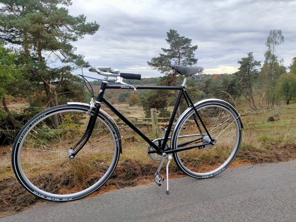 Johnny Loco Touring Cruisser Charlie Heren Zwart 57cm