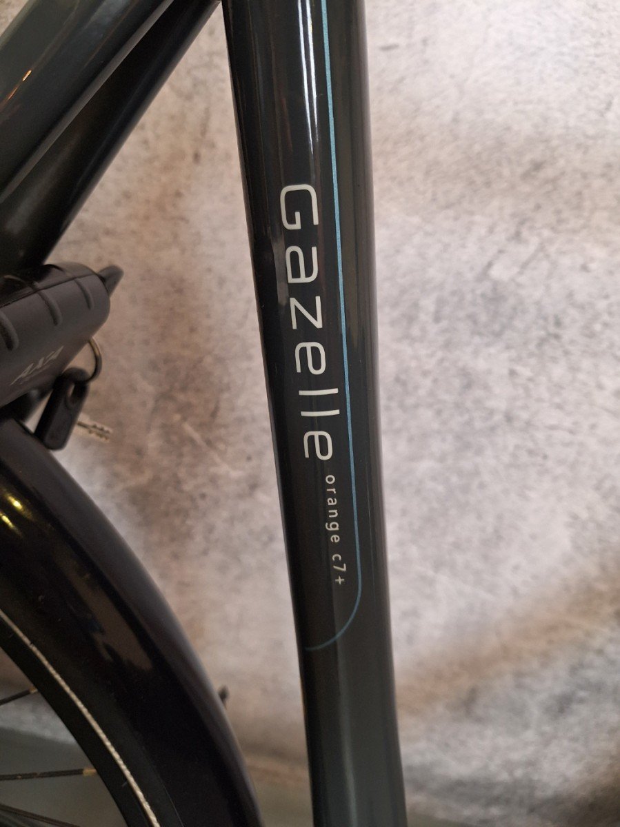 Gazelle Orange C7+ Heren Antraciet 61cm