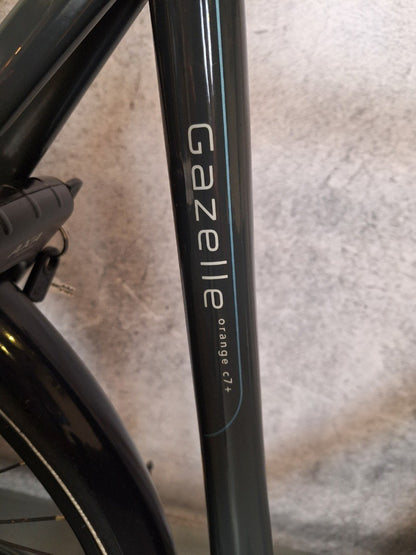 Gazelle Orange C7+ Heren Antraciet 61cm