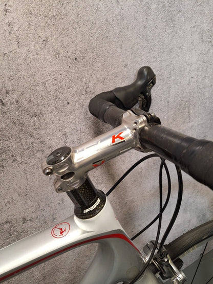 Gazelle Race - Carbon Heren Wit-Zilver-Rood