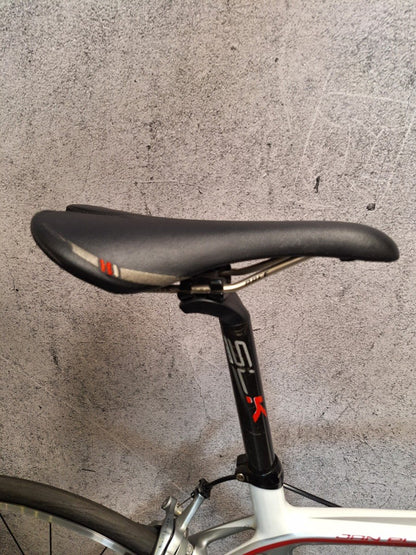 Gazelle Race - Carbon Heren Wit-Zilver-Rood