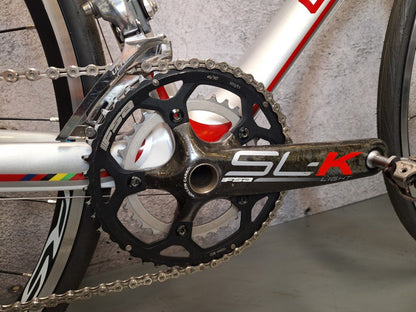 Gazelle Race - Carbon Heren Wit-Zilver-Rood
