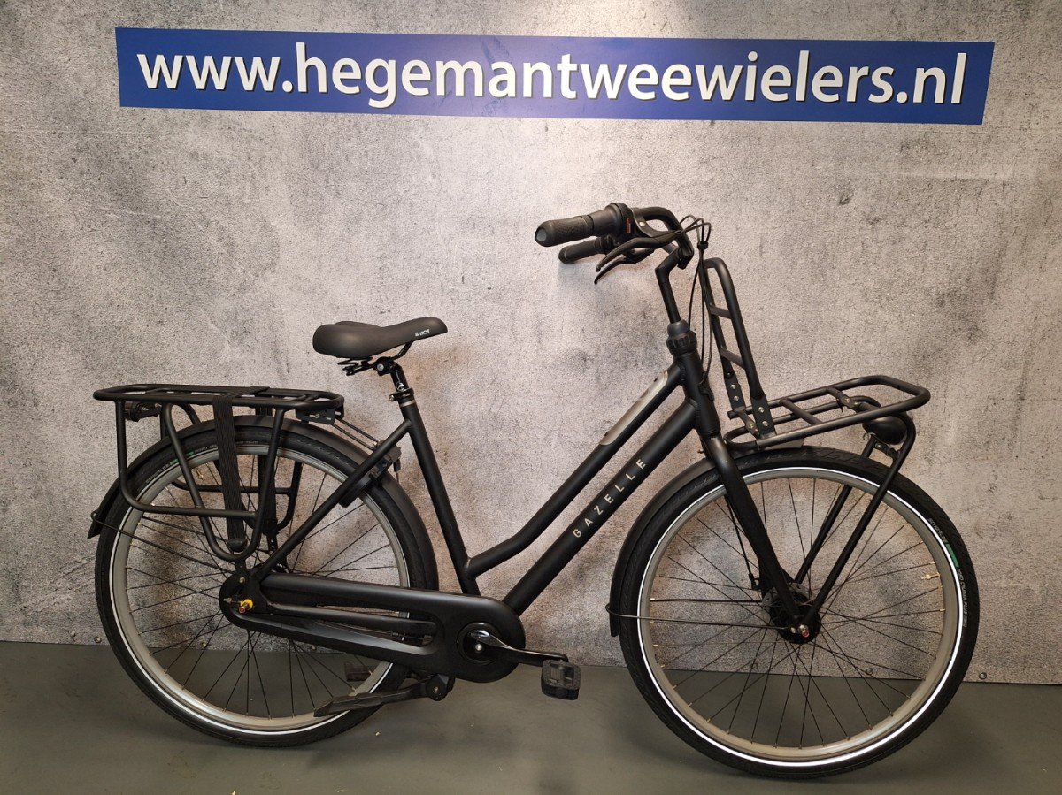 Gazelle Heavy Duty C7 Dames Mat Zwart 54cm