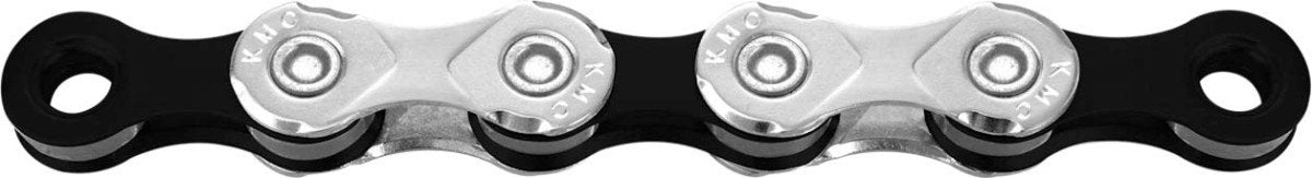 KMC ketting 1/2-11/128 122 X10 zilver/zwart